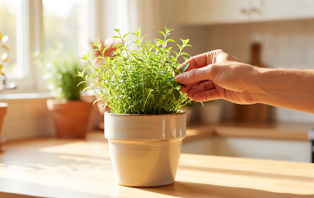 Kräuter und frische Ernährung